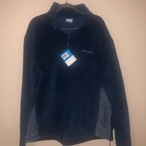 Columbia Fleece Pullover Navy NWT XXL